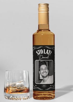 Personalizowana ETYKIETA NA WHISKY ze zdjciem personalizowana etykieta na alkohol etykieta na alkohol
