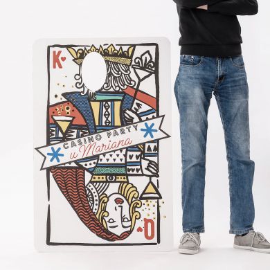 Foto ramka do zdjęć KARTA król kier Foto ramka do zdjęć KARTA król kier