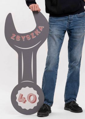 Kartonowa dekoracja na URODZINY MECHANIKA Kartonowa dekoracja na URODZINY MECHANIKA