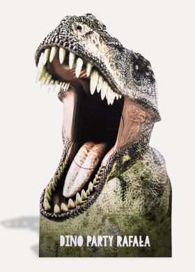 Fotościanka z otworem na twarz DINOZAUR Z KARTONU Fotościanka z otworem na twarz DINOZAUR Z KARTONU