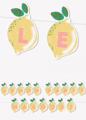Girlanda personalizowana z wasnym napisem LEMON PARTY 17-24 znaki