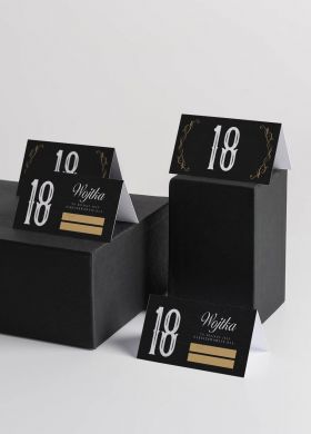 Personalizowane winietki na 18 DLA CHOPAKA (15szt.) winietki na st dekoracja stou dekoracja na st