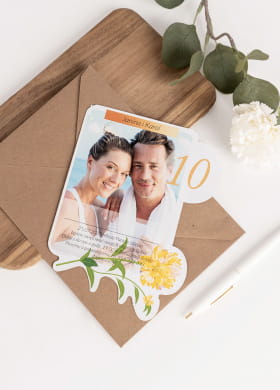 Personalizowane zaproszenia na 10 rocznicę ślubu  Personalizowane zaproszenia na 10 rocznicę ślubu