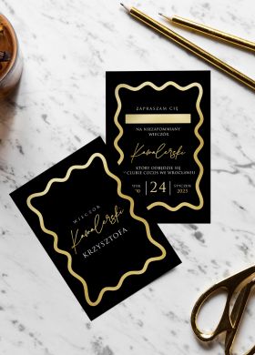 Personalizowane ZAPROSZENIA NA WIECZÓR KAWALERSKI Personalizowane ZAPROSZENIA NA WIECZÓR KAWALERSKI