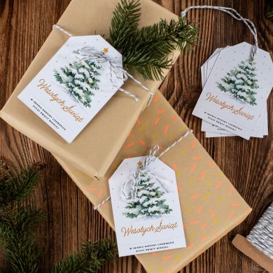 Personalizowane ZAWIESZKI �WI�TECZNE do prezent�w (16 szt.)