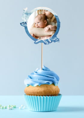 Pikery NA CHRZEST ze zdjęciem dla chłopca Pikery NA CHRZEST ze zdjęciem dla chłopca