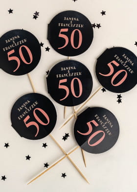 Pikery na przekąski KIEDYŚ I DZIŚ personalizowane (6szt.) Pikery na przekąski KIEDYŚ I DZIŚ personalizowane (6szt.)