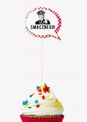 Pikery na babeczki POLICJA (12szt.) Pikery na babeczki POLICJA (12szt.)