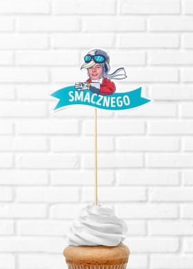 Pikery ze zdjciem URODZINY PODRӯNIKA(8szt.)