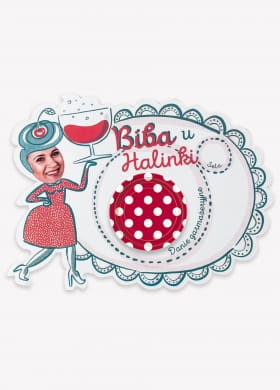 Podk�adki personalizowane na st� BIBA (6szt.)