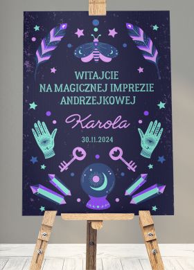 Tablica powitalna DEKORACJA ANDRZEJKOWA andrzejkowa dekoracja ozdoby andrzejkowe
