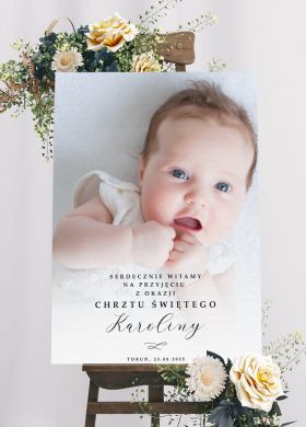 Tablica powitalna na chrzest ZE ZDJĘCIEM dekoracja na chrzest dekoracja na chrzciny tablica personalizowana Tablica powitalna na chrzest ZE ZDJĘCIEM dekoracja na chrzest dekoracja na chrzciny tablica personalizowana