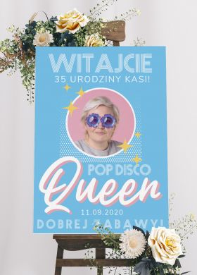 Tablica powitalna IMPREZA W STYLU LAT 90 Tablica powitalna IMPREZA W STYLU LAT 90