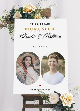 Tablica powitalna �LUBNA ze zdj�ciami