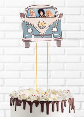 Topper na tort personalizowany HIPPIE Topper na tort personalizowany HIPPIE
