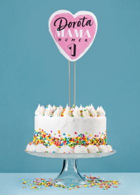 Topper personalizowany na TORT DLA MAMY Topper personalizowany na TORT DLA MAMY