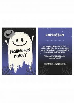 Zaproszenia personalizowane na HALLOWEEN DLA DZIECI