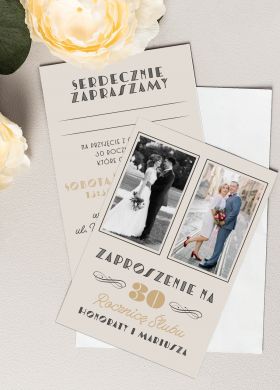 Personalizowane zaproszenia na 30 ROCZNIC LUBU zaproszenia na rocznic lubu zaproszenia na 30 rocznic lubu