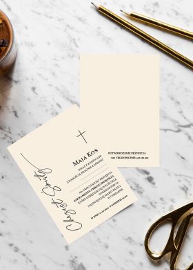 Zaproszenie na CHRZEST ŚWIĘTY Zaproszenie na CHRZEST ŚWIĘTY