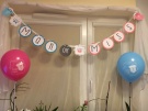Zdjcie osoby, ktra kupia Girlanda na baby shower gender reveal CHOPIEC CZY DZIEWCZYNKA