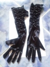 Zdjęcie osoby, która kupiła Długie rękawiczki lata 20 czarne damskie rękawiczki