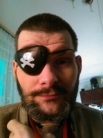 Zdjcie osoby, ktra kupia Opaska na oko PIRATA z czach