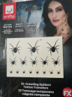 Zdjcie osoby, ktra kupia Tatuae zmywalne na Halloween PAJKI makija halloweenowy