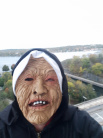 Zdjcie osoby, ktra kupia Maska zakonnicy STRASZNA ZAKONNICA maska z welonem