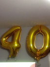 Zdjcie osoby, ktra kupia Balon foliowy CYFRA 4 zoty 86cm