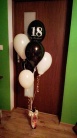 Zdjcie osoby, ktra kupia Balony 18-STKA czarne 30cm  (6szt.)