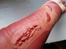 Zdjęcie osoby, która kupiła Lateksowy rękaw z ranami