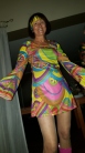 Zdjęcie osoby, która kupiła Strój FLOWER POWER sukienka z lat 60 - L