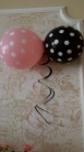 Zdjcie osoby, ktra kupia Balony jasnorowe w biae kropki (6szt.)