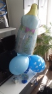 Zdjcie osoby, ktra kupia Foliowy balon IT'S A BOY butelka 79cm