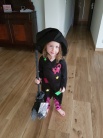 Zdjęcie osoby, która kupiła Przebranie CZAROWNICY strój Halloween dla dziewczynki 3-4 lata