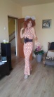 Zdjcie osoby, ktra kupia Strj hipiski GROOVY LADY HIPIE - S