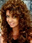 Zdjęcie osoby, która kupiła Peruka kręcone włosy CHARLOTTA loki brązowe