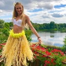Zdjcie osoby, ktra kupia Spinka KWIAT HAWAJSKI orchidea
