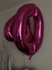 Zdjęcie osoby, która kupiła Balon foliowy CYFRA 0 różowy 100cm