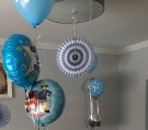 Zdjcie osoby, ktra kupia Balon foliowy SERCE perowy niebieski 43cm