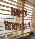 Zdj�cie osoby, kt�ra kupi�a Balony litery napis HAPPY BIRTHDAY rose gold
