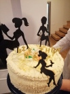 Zdjcie osoby, ktra kupia wieczki HAPPY BIRTHDAY zote wieczki