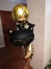 Zdjcie osoby, ktra kupia Foliowy balon KOTEK czarny 48x36cm