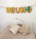 Zdj�cie osoby, kt�ra kupi�a Balon foliowy na powietrze LITERKA U z�oty 40cm