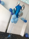 Zdjcie osoby, ktra kupia Balon foliowy CYFRA 1 niebieski 100cm