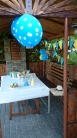 Zdjcie osoby, ktra kupia Balony niebieskie w biae kropki (6szt.)