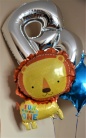 Zdjcie osoby, ktra kupia Balon foliowy LITERKA B srebrny 85cm