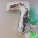 Zdj�cie osoby, kt�ra kupi�a Balon foliowy CYFRA 7 srebrny 85cm