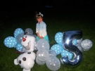 Zdjcie osoby, ktra kupia Balon foliowy OLAF Kraina Lodu 58cm x 104cm