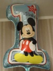 Zdjcie osoby, ktra kupia Balon na roczek CYFRA 1 MICKEY foliowy 71cm